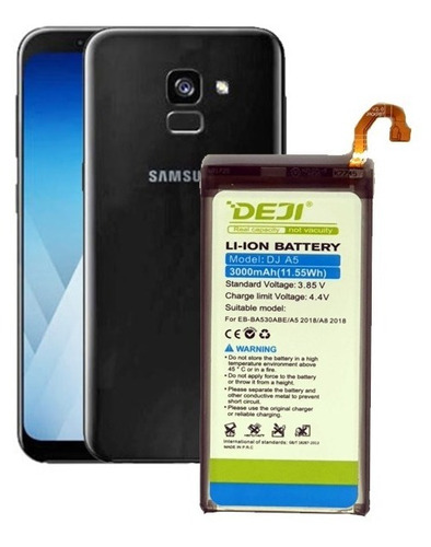 Batería Compatible Con Samsung A5 2018 3000mah Marca Deji 