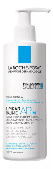 Bálsamo hidratante para cuerpo La Roche-Posay Lipikar Bálsamo Hidratante Lipikar Baume Ap+ M 400 Ml en dosificador de 400mL/400g neutra