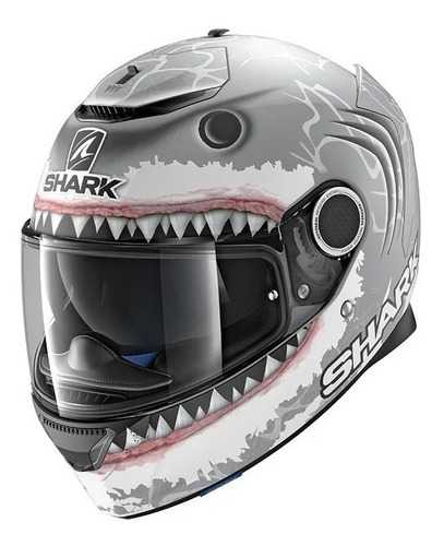 Casco Integral Shark Spartan Lorenzo Tiburon Blanco Bamp 