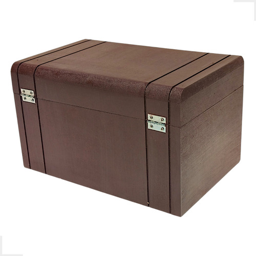Caixa Madeira Mdf Baú Decoração De Sala Kraft Arte Rustic