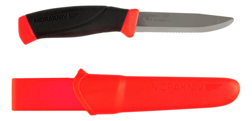 Morakniv Cuchillo De Rescate Serrado Con Hoja De Acero Inoxi