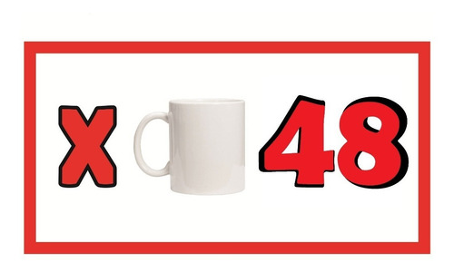 Imagen 3 de 10 de Taza Blanca 11oz Tlp Sublimacion Sublimar Caja Con 48 Piezas