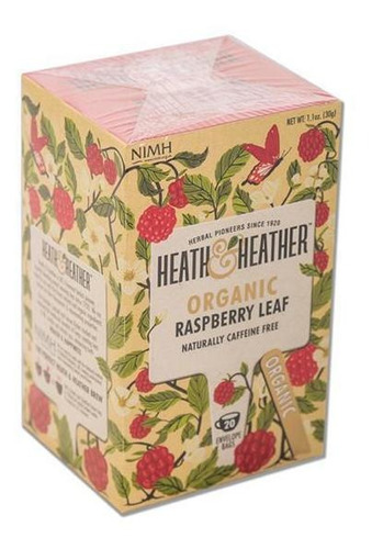 Heath & Heather Té De Hojas De Frambuesa Organico, 20 Sobres