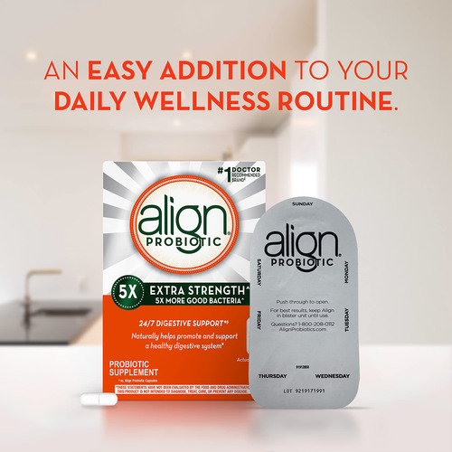 Suplemento Align Probiotic Extra Strength 21 Cápsulas