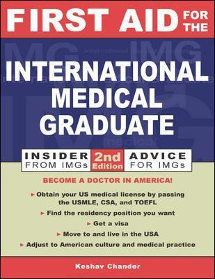 Libro First Aid For The International Medical Graduate - ...