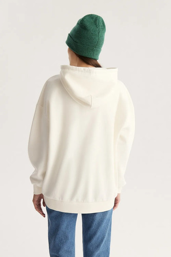 Buzo Levis Mujer Prism Hoodie University Blanco