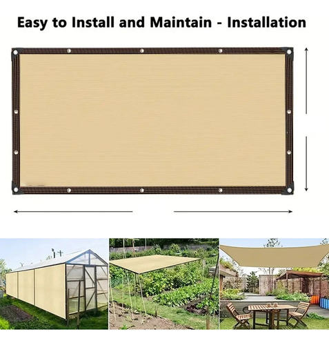 Red De Sombra K8beige, Protección Uv, Cobertizo Para Plantas