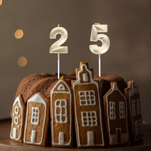 Velas De Cumpleaños Con Letrero Numérico, 9 Unidades, Tarta