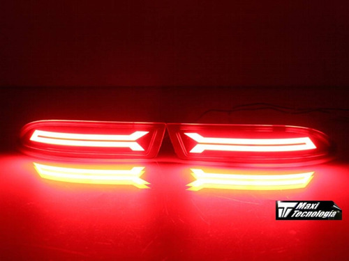 Imagen 2 de 5 de Toyota Avanza 2019-2020 2 Reflejantes Con Luz Led Para Facia