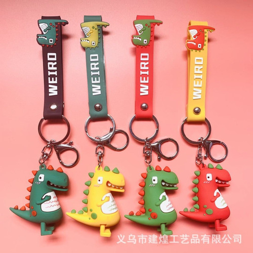 Q 4 Llaveros De Muñeca De Dinosaurio De Dibujos Animados