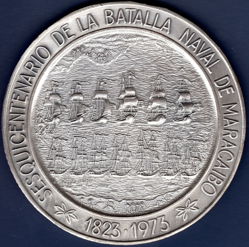 Medalla Sesquicentenario Batalla Naval Lago De Maracaibo 