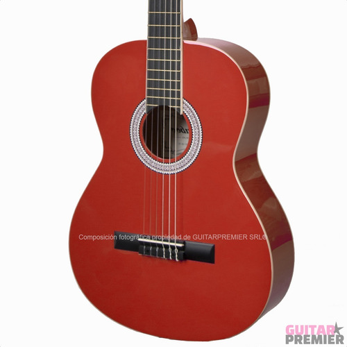 Imagen 8 de 9 de Guitarra Electrocriolla Mediana Bamboo 3/4 + Funda Acolchada