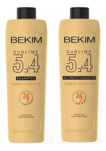 Shampoo 1.200 Ml + Acondicionador 1.200 Ml Sublime 5.4 Bekim