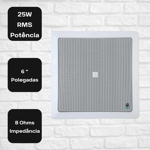 Kit Som Ambiente Slim 1000 Frahm + 12 Arandelas Jbl