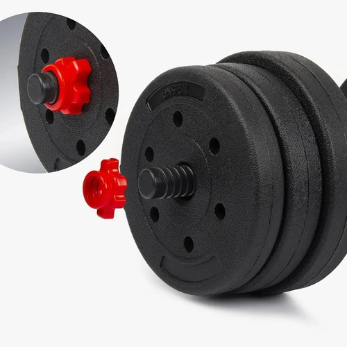 Set De Mancuernas 20kg / 40 Lb Ajustable Pesas Discos