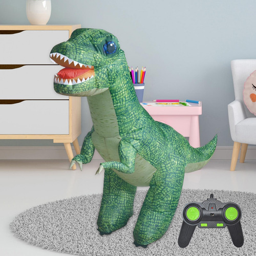 Dinosaurio Inflable Rc Juguete Control Remoto Animal Niños