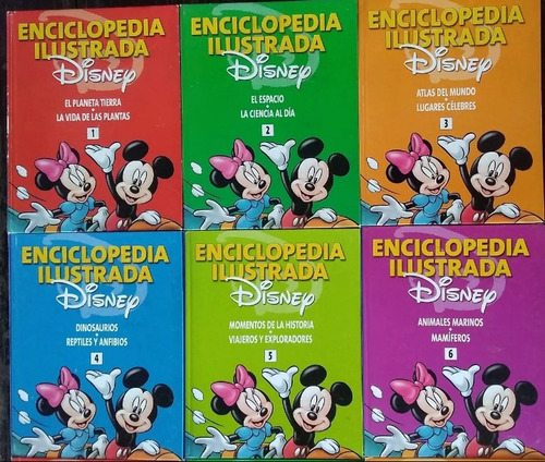 Enciclopedia Ilustrada De Disney. 12 Tomos