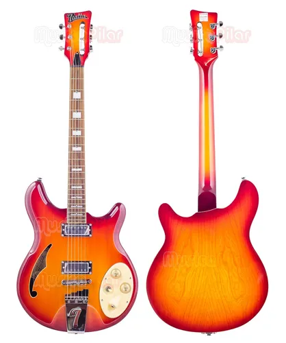 Guitarra Electrica Italia Rimini 6 Cuerdas Musica Pilar