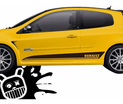 Calco, Plot Decorativo Lateral Quake Renault Clio Rs !