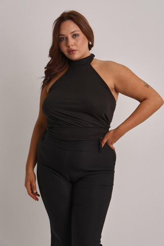 Top Con Cuello Para Salir Nadia Mujer Naif