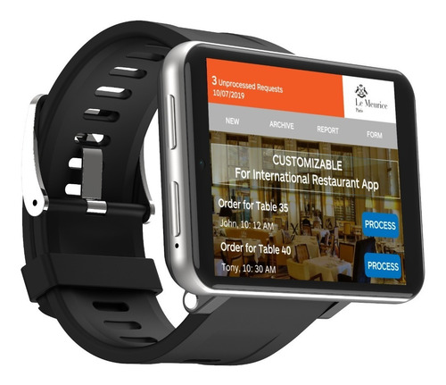 Dm100 Smartwatch 4g Android Impermeable Ip67 Pantalla 2,86