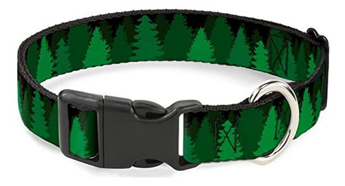 Collar Con Clip De Plástico Con Siluetas De Árboles De Pino