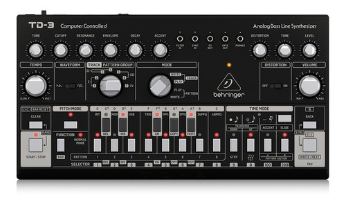 Sintetizador Behringer Td-3-bk Negro Analógico De 16 Voces