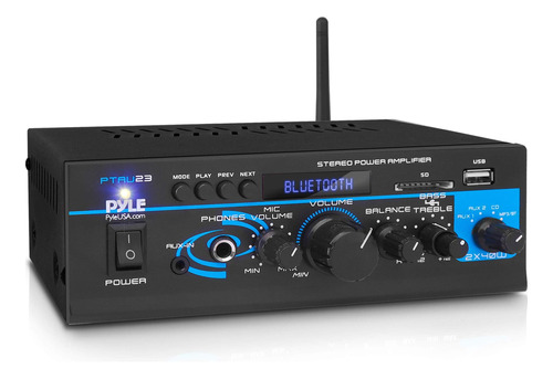 Pyle Home Home Audio Sistema Amplificador De Potencia Blueto