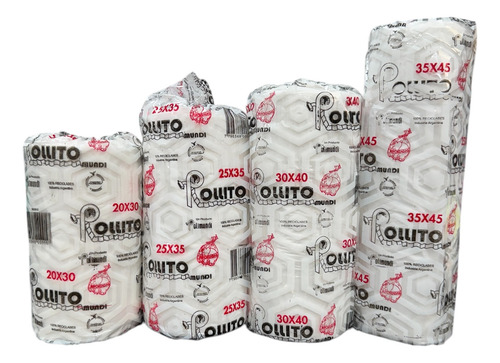 Bolsas En Rollo De Arranque Apto Para Freezer O Envasar Translúcido 25 X 35
