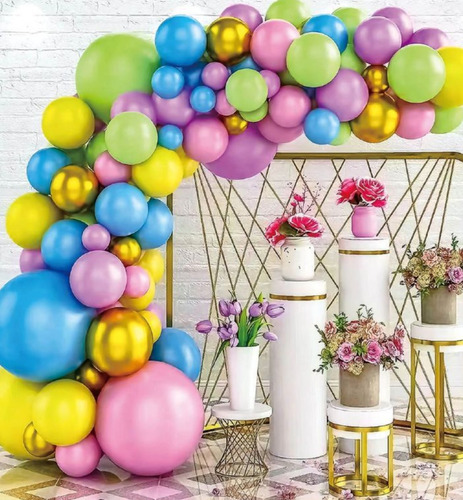 Decoración De Fiesta De Guirnalda De Globos De 81 Piezas