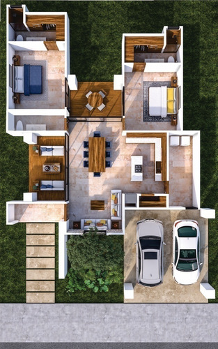 Imagen 4 de 16 de Casas En Venta En Privada Rocio Country Mod. 175 En Tamanché