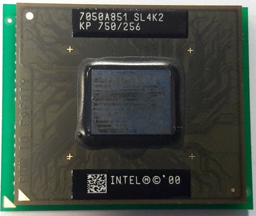 Procesador Intel Pentium Iii 750mhz /256 Ko /sl4k2