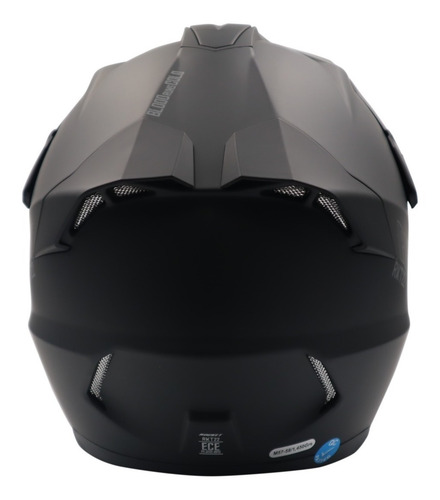 Imagen 4 de 4 de Casco Joe Rocket Rkt 22 Solid Matte Negro Para Moto