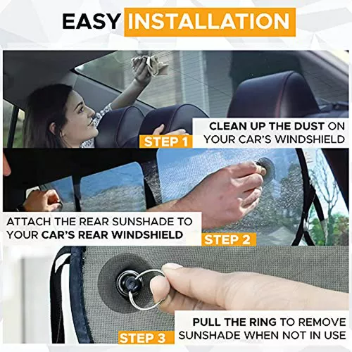 Parasol universal para ventana de auto, 2 unidades, protección contra el  sol, los reflejos y los rayos UV para tu hijo. Parasoles para ventanas