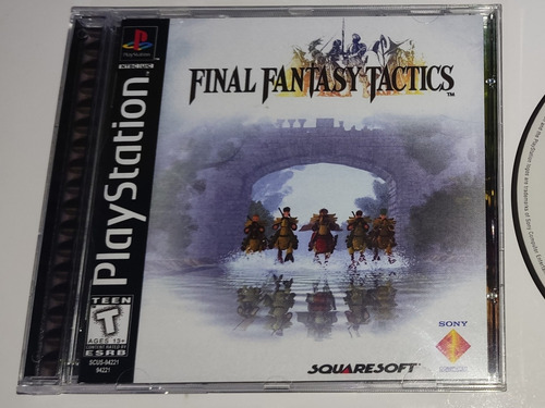 Final Fantasy Tactics Patch Mídia Prata Com Manual E Pôster