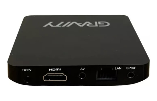 Smart Tv Box Gravity 4k Uhd Android 10 Quadcore 16gb 2gb Ins Color Negro Tipo De Control Remoto Estándar