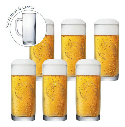 Canecas Ruvolo Ruvolo Cervejas do Mundo capacidade 300mL