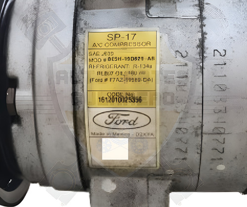 Compresor De Clima Ford Fusion 2010 4 Cil 2.5 (Usado)