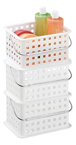 Cesta De Ducha De Plástico Para Spa Con Asa Para Baño, Salud