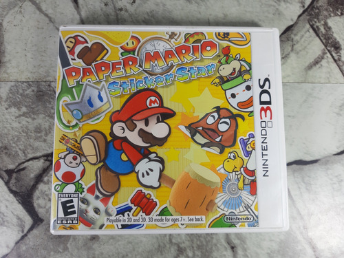 Juego Paper Mario Sticker Star Nintendo 3ds Usado 