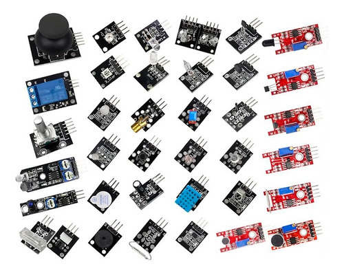 Mgsystem Kit 37 Sensores Compatibles Arduino Esp32 Raspberry