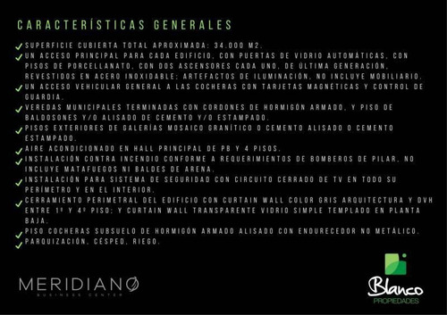 Meridiano Business Center - Desarrollo Sobre Colectora!