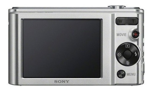 Câmera Sony Cyber-shot Dsc-w800 20.1 Mp Tela Lcd Hd Prata