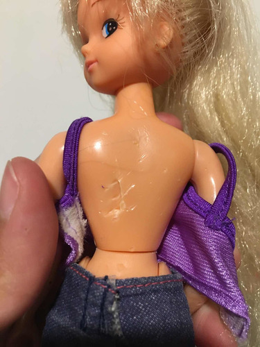 Muñeca Chabel De Feber Española Ochentera Tipo Licca Chan