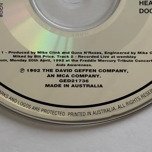 Guns N' Roses Knockin' On Heaven's Door Cd Single Austrália