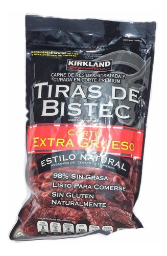 Tiras De Bistec Kirkland Carne Seca 340 G