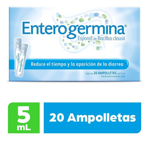 20 Ampolletas De Probioticos Enterogermina Suspensión De 5ml