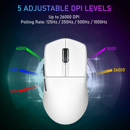 Mouse De Juego Liviano E-yooso, Mouse De Deportes 49g, De 5