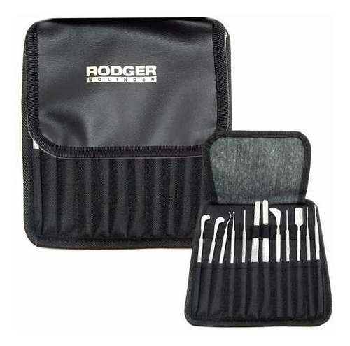Rodger Kit Profesional Instrumental Manicuría Y Pedicuría
