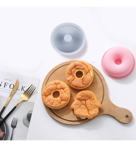 Molde De Silicona Para Hornear Rosquillas Con Dibujos Animad